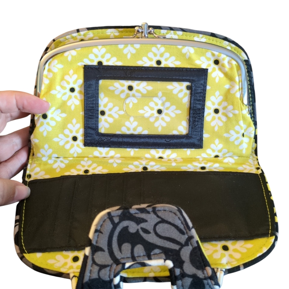 Vera Bradley Quilted Filigree Kiss-Lock Wallet - Picture 9 of 9